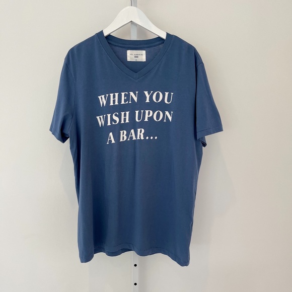 SOL ANGELES BLUE WISH UPON A BAR TEE SHIRT XL NWTS! - Picture 4 of 15